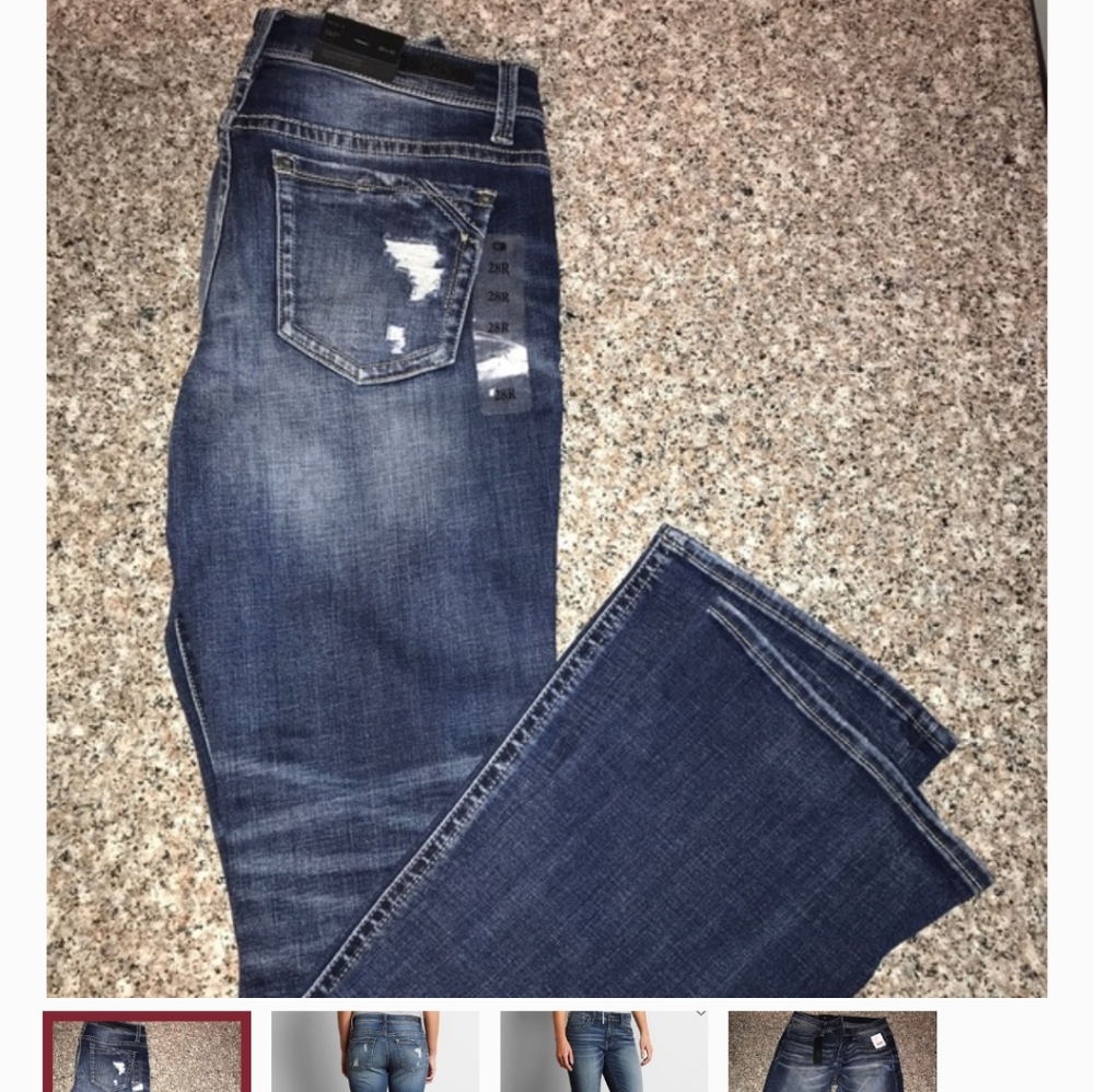 Buckle black jeans Size 34×34